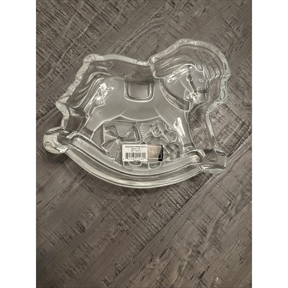 Mikasa Rocking Horse S3000 Crystal Bowl 7.5